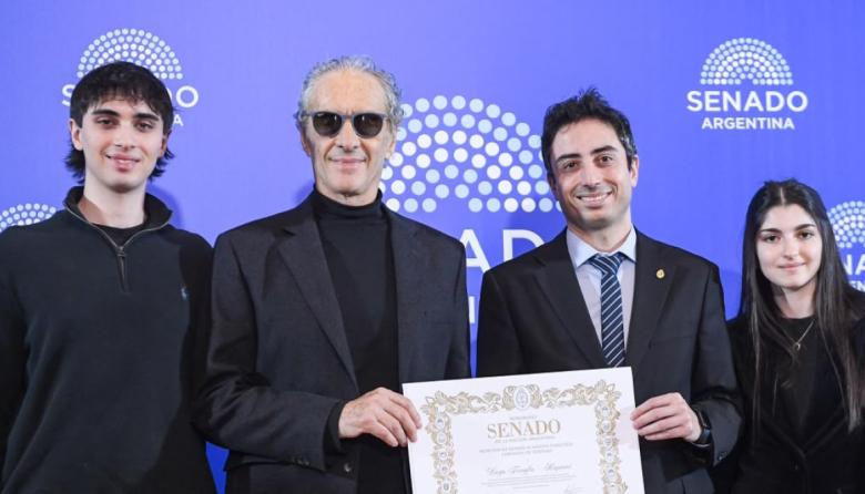 El Senado de la Nación distinguió al empresario Diego Fenoglio por su aporte al turismo