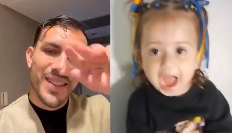 La nena de Bariloche que le dice “el nene” a Paredes y recibió su saludo personalizado