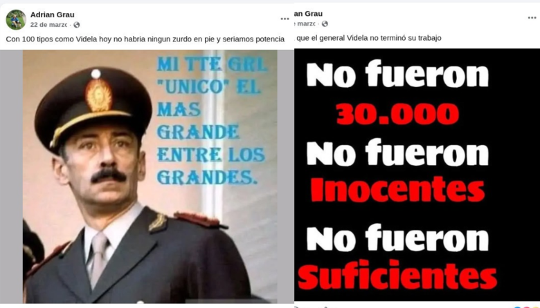Un periodista de Bariloche denunció que un candidato a constituyente es “apologista de Videla”