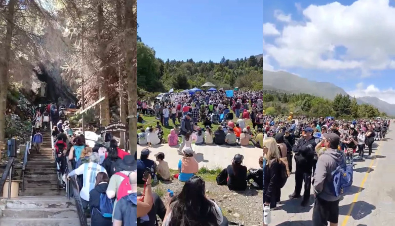 La fe caminó por la Ruta 82 (pese a los pozos)
