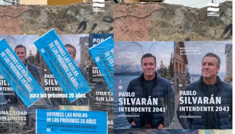 Pablo Silvarán, el candidato misterioso, era una campaña de Fuerza Bariloche