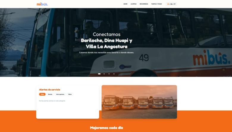 Recorridos, horarios y alertas en un solo lugar: Mi Bus debutó en la web