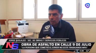 El municipio reconoció que tapó las cloacas del pavimento en 9 de julio