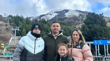 Maravilla Martínez descansa en Bariloche tras su espectacular gol de chilena