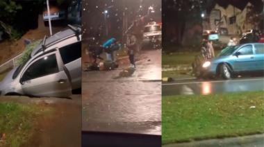 Violenta noche de accidentes de tránsito dejó varios heridos en la ciudad