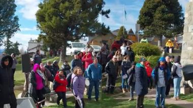 Trabajadores realizaron olla popular frente al Tribunal de Cuentas en protesta por irregularidades laborales