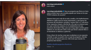 Abdala se burló del referendum de Cortés: "votamos hace un año y medio, ya sabemos lo que quiere Bariloche"