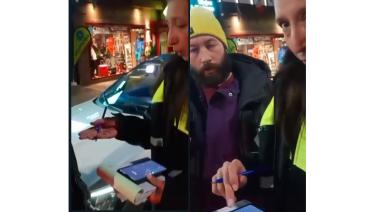 (Video) Polémica en las calles: conductora es acusada de transporte ilegal de pasajeros brasileros