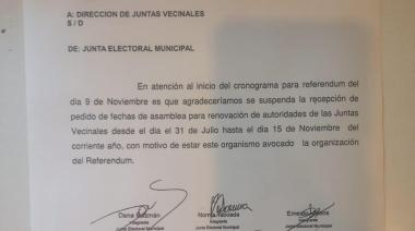 La Junta Electoral paraliza trámites vecinales por el referéndum y deja familias sin gas hasta 2026