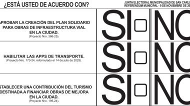 La Junta Electoral aprobó la boleta del referéndum y levantó la suspensión de plazos