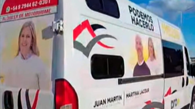 Juan Martín cierra la campaña del PRO en Bariloche con "La Martineta" en caravana