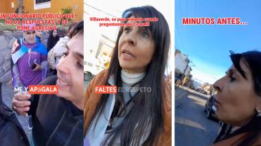 (Video) Villaverde vino a Bariloche, y se puso violenta cuando le preguntaron por Cicarelli