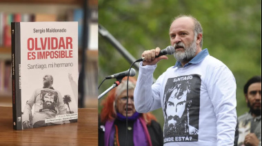 Sergio Maldonado presentará en Bariloche el libro sobre la desaparición de su hermano Santiago