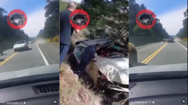 (Videos) Impunidad sobre ruedas: Ferraris sin controles pusieron en peligro a Bariloche y chocaron en la Ruta 237