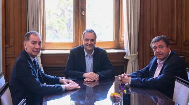 Weretilneck se reunió con Santilli y Adorni para avanzar en una agenda de desarrollo para Río Negro