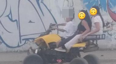 (Video) Preocupación en barrio Martín Miguel de Güemes por circulación de menores en cuatriciclos sin control municipal