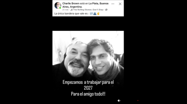 El vicejefe de Gabinete de Bariloche se sumó públicamente a la campaña presidencial de Kicillof para 2027