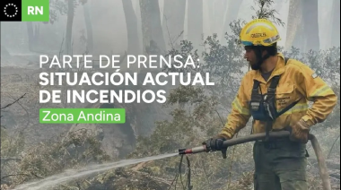 Parte diario: situación por riesgo de incendios en Río Negro