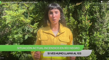 Riesgo extremo de incendios en Bariloche: el fuego en Monte Bagual está contenido pero requiere monitoreo permanente