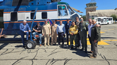 Río Negro estrena helicóptero propio para combatir incendios forestales con una inversión de 5 millones de dólares