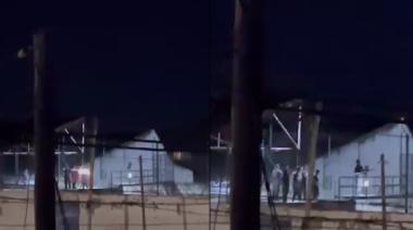 (Video) Tiros al aire desde el penal: el festejo de Año Nuevo que pone en riesgo a toda la ciudad