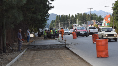 El Municipio avanza con obras viales en Bustillo ejecutadas con recursos propios