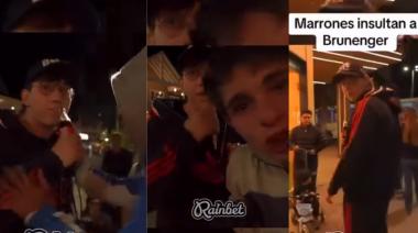 Brunenger, el influencer con millones de seguidores, fue agredido verbalmente por "fisuras" en pleno centro de Bariloche