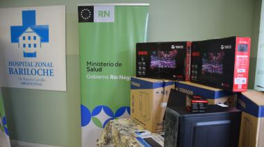 Bariloche refuerza la digitalización sanitaria con la entrega de 64 computadoras para el Hospital Carrillo