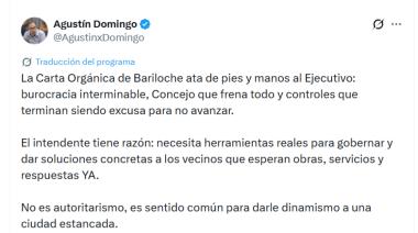 Agustín Domingo, ex referente de Juntos, rompe el silencio y sale a defender a Cortés tras las críticas de González Abdala