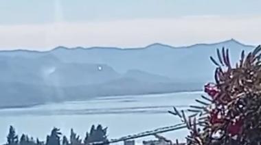 Un fenómeno luminoso de movimiento inusual sorprendió a vecinos frente al Nahuel Huapi