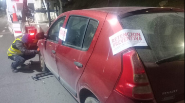 Ni el agua los frena: 13 alcoholemias positivas y 20 vehículos retenidos