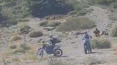 ​​​​​​​Secuestraron motos de motocross que circulaban en el mirador del Ventisquero Negro