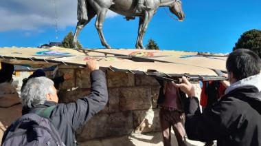 ​​​​​​​El fuego, el kultrun y la polémica que estalló en el acto por los 50 años del golpe militar