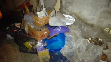 Así encontraron la sede de Arrayanes: bolsas de basura, comida de la pandemia, y heces