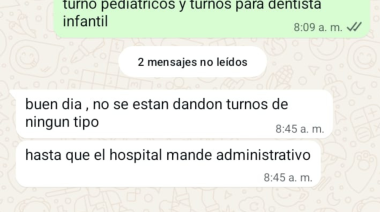 Sin turno y sin respuesta: la salita de El Frutillar no puede atender a los chicos por falta de personal administrativo
