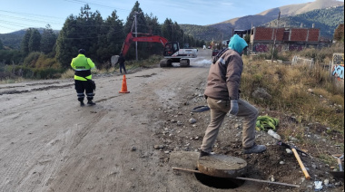 Comenzó la obra pluvial en Wiederhold y Rivadavia para mejorar el drenaje en el sur de la ciudad