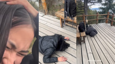 "Subió a fumarse una sequita y se le cayó": el contenido de una influencer en Bariloche que estalló la polémica
