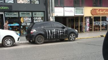 "INFIEL": el misterio del auto negro que recorrió la Cordillera y generó revuelo en redes