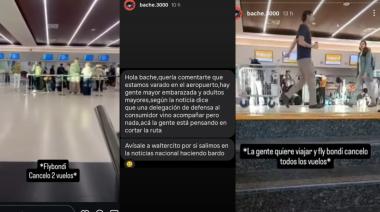 El aeropuerto se convirtió en un campamento: pasajeros durmen en el suelo desde hace tres días