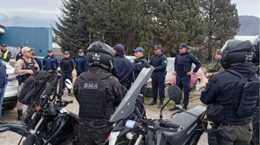 Fuerte operativo de saturación policial recorrió los barrios de Bariloche