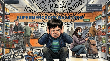 Que ir al súper no sea un tormento: Bariloche debate protectores auditivos para personas con TEA