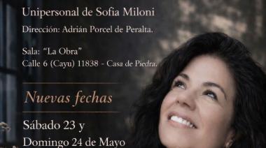 ​​​​​​​"Hay un jardín", el unipersonal de Sofía Miloni que llega a Casa de Piedra con nuevas fechas