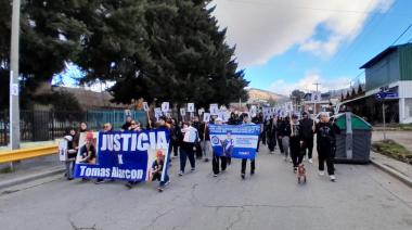 "Rodrigo Borg, asesino": la familia de Tomás Alarcón volvió a marchar y el dolor se convirtió en grito
