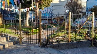 El municipio enreja el anfiteatro de Villegas y la decisión genera debate entre vecinos