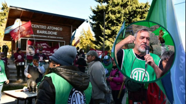 Desde las 10 habrá cortes intermitentes en Bustillo: ATE moviliza al Centro Atómico Bariloche con Aguiar a la cabeza