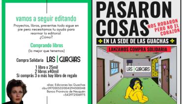 Robaron la sede de Las Guachas: la editorial patagónica lanza una campaña solidaria para reequiparse