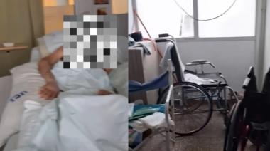"No hay agua, no hay luz, no hay calefacción": el calvario de una familia en el Hospital Zonal de Bariloche