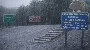 Cierran el paso Cardenal Samoré y rige alerta por lluvias y nieve en toda la región