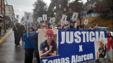 "Que se pudra en la cárcel": a cuatro meses del crimen, otra vez marcharon por Tomi Alarcón