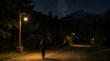 UNRN y CONICET patentan un sistema de iluminación pública que prende cuando pasa alguien